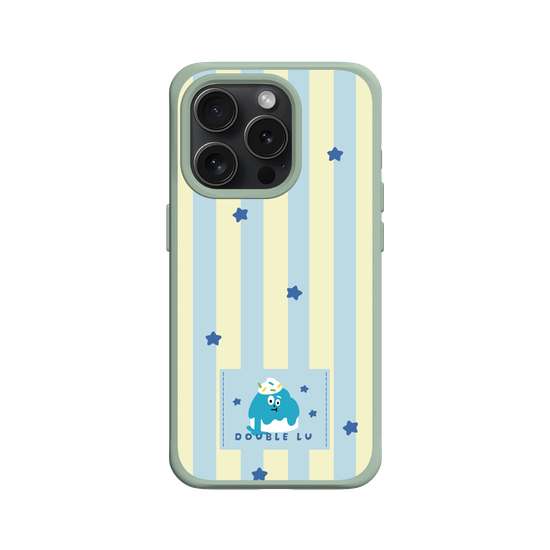little blue monster dessert fabric labels
