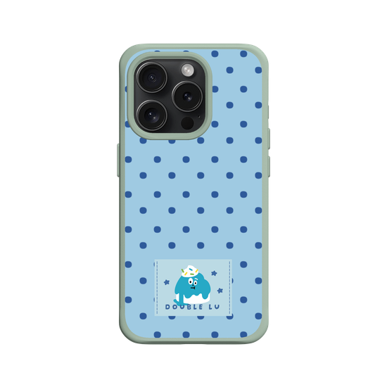 little blue monster dessert fabric labels