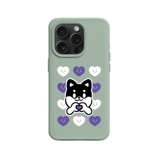 dou dou loves - purple heart