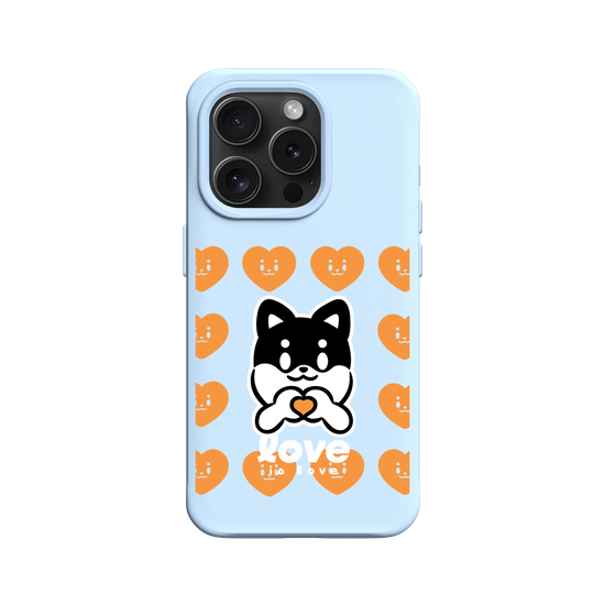 dou dou loves - orange heart