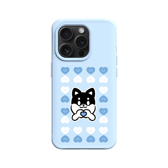 dou dou loves - blue heart