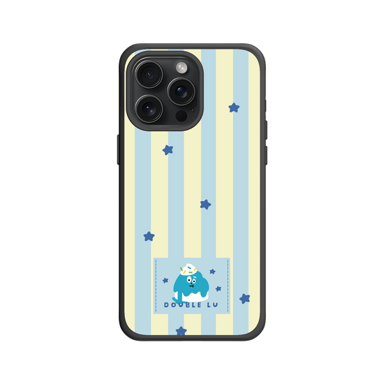 little blue monster dessert fabric labels