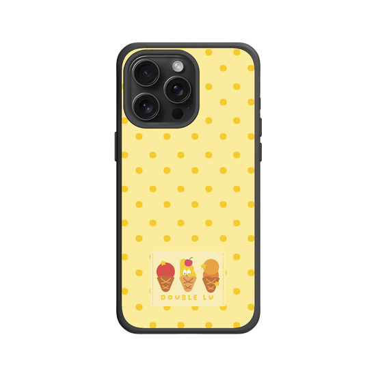 little yellow monster dessert fabric labels