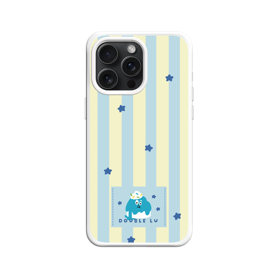 little blue monster dessert fabric labels