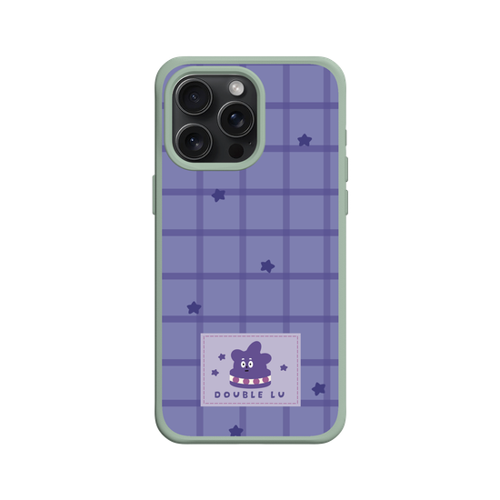 little purple monster dessert fabric labels