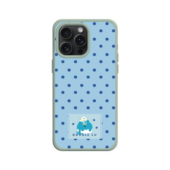little blue monster dessert fabric labels