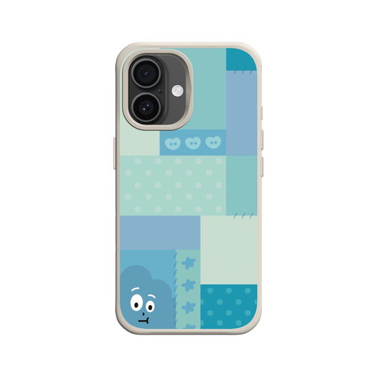 patchwork of little blue monster