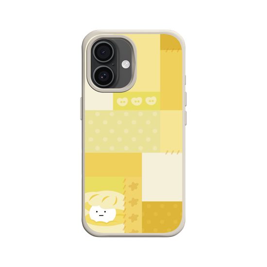 patchwork of yellow shell
