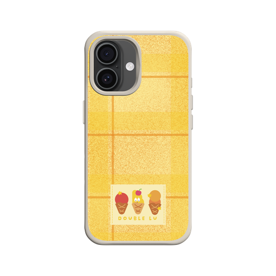 little yellow monster dessert fabric labels