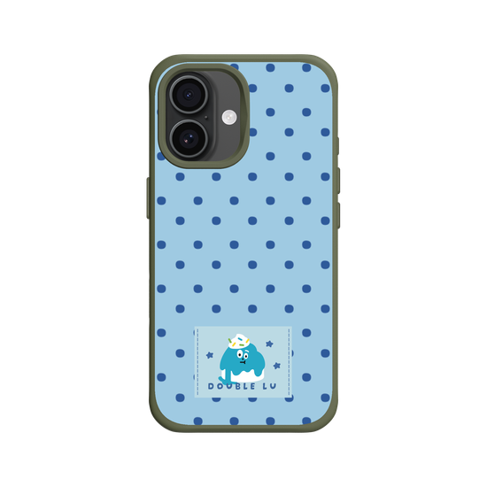 little blue monster dessert fabric labels