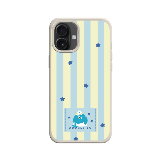 little blue monster dessert fabric labels