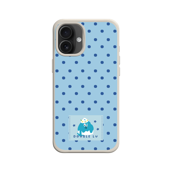 little blue monster dessert fabric labels