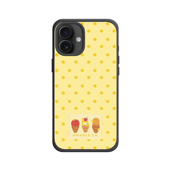 little yellow monster dessert fabric labels
