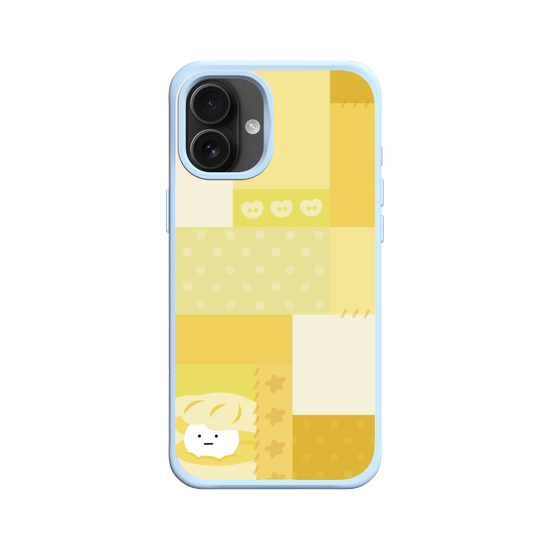 patchwork of yellow shell