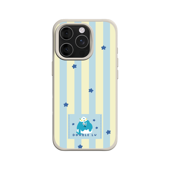 little blue monster dessert fabric labels