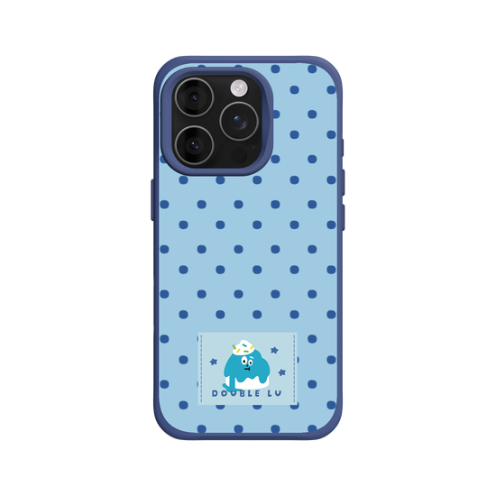 little blue monster dessert fabric labels