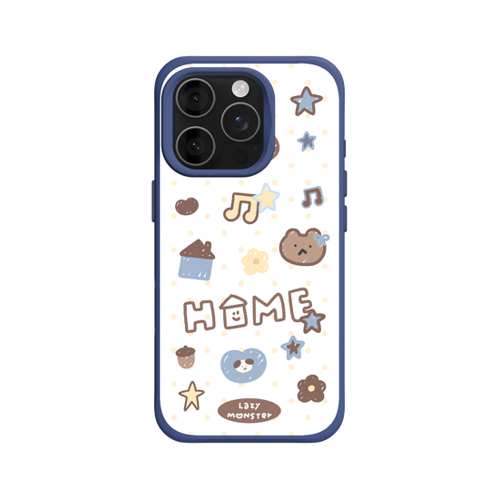 Lazy Monster Dot Sticker Phone Case 03.