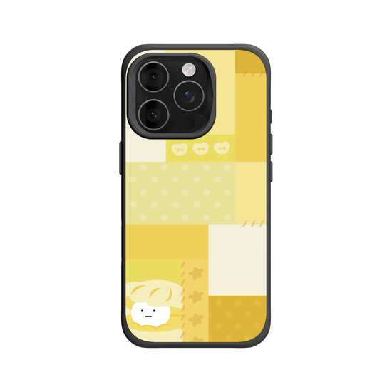 patchwork of yellow shell