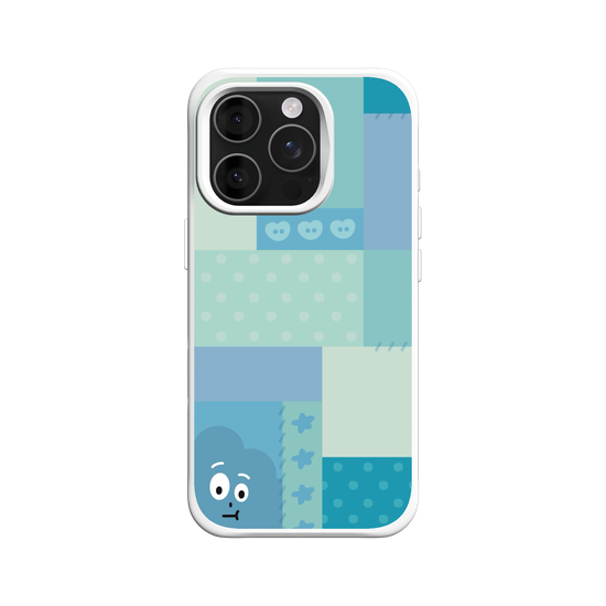 patchwork of little blue monster