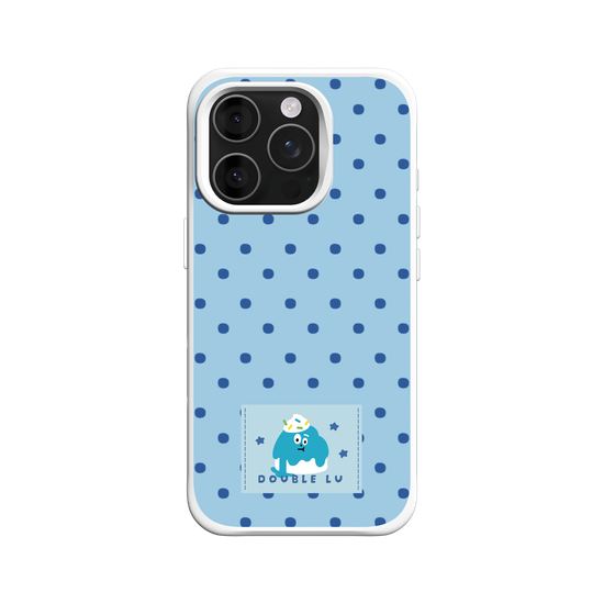 little blue monster dessert fabric labels