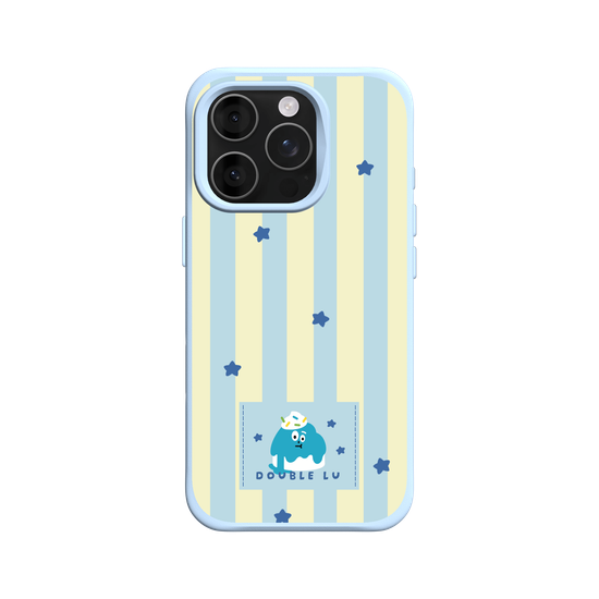 little blue monster dessert fabric labels