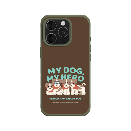 My dog, My hero-Search and Rescue Dog: Jack Russell Terrier(Color)