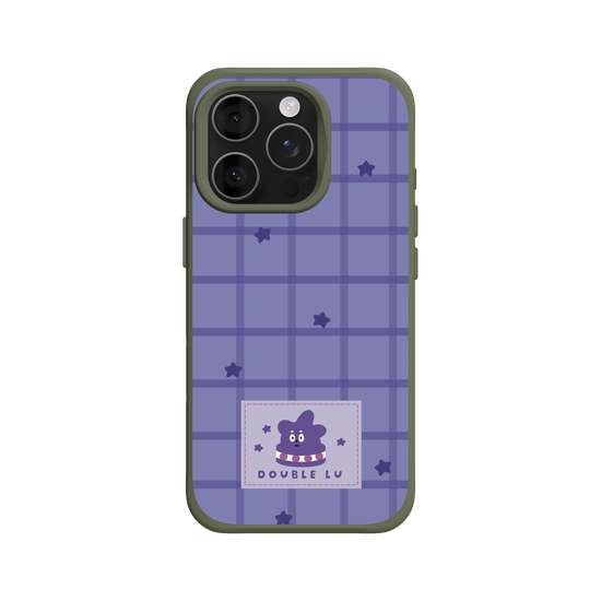 little purple monster dessert fabric labels