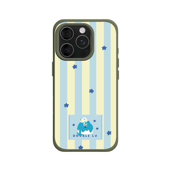 little blue monster dessert fabric labels