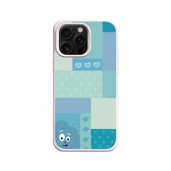 patchwork of little blue monster