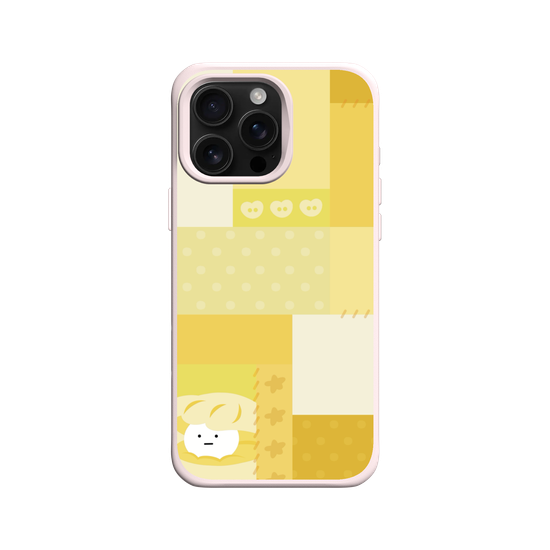 patchwork of yellow shell