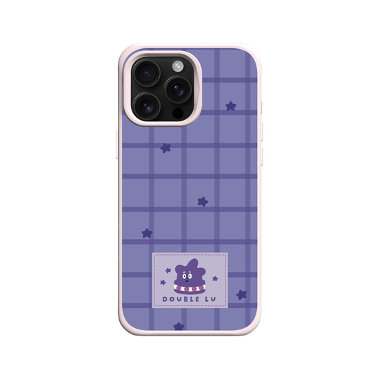 little purple monster dessert fabric labels