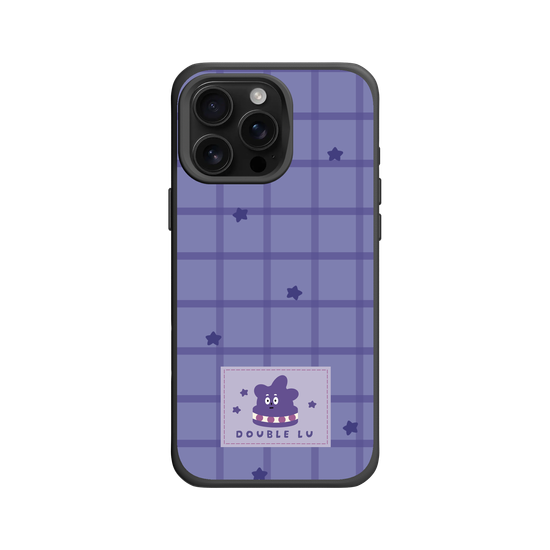 little purple monster dessert fabric labels