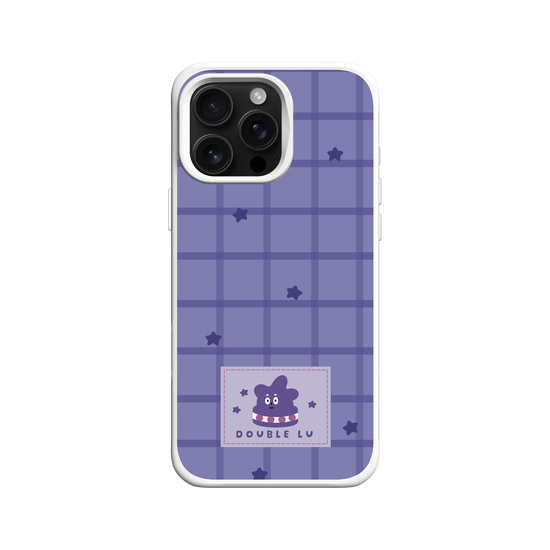 little purple monster dessert fabric labels