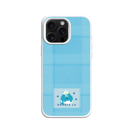 little blue monster dessert fabric labels