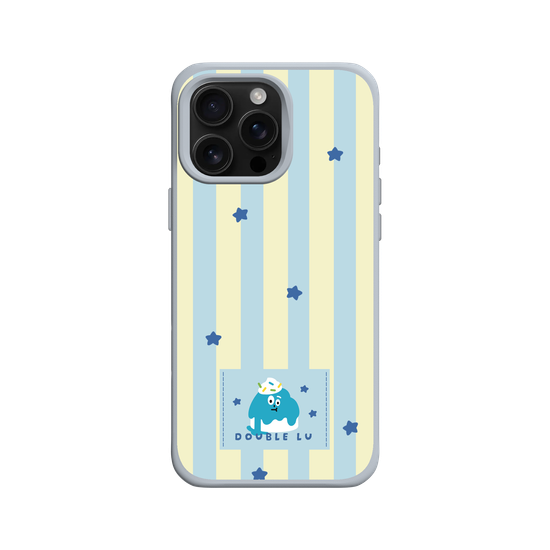 little blue monster dessert fabric labels