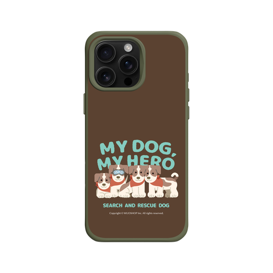 My dog, My hero-Search and Rescue Dog: Jack Russell Terrier(Color)
