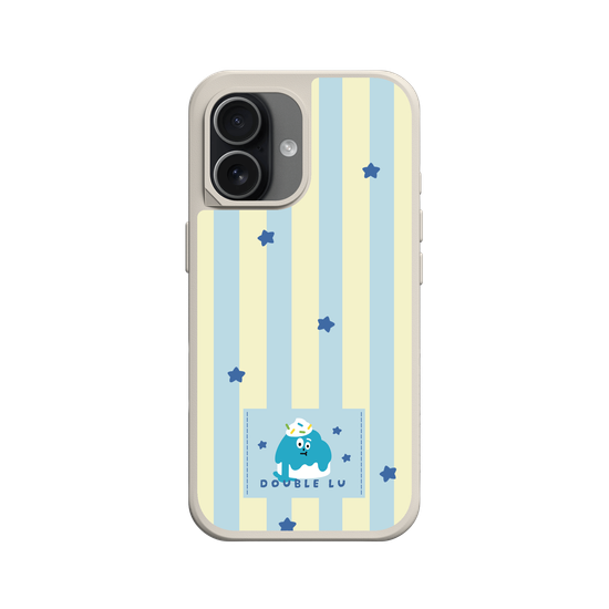 little blue monster dessert fabric labels