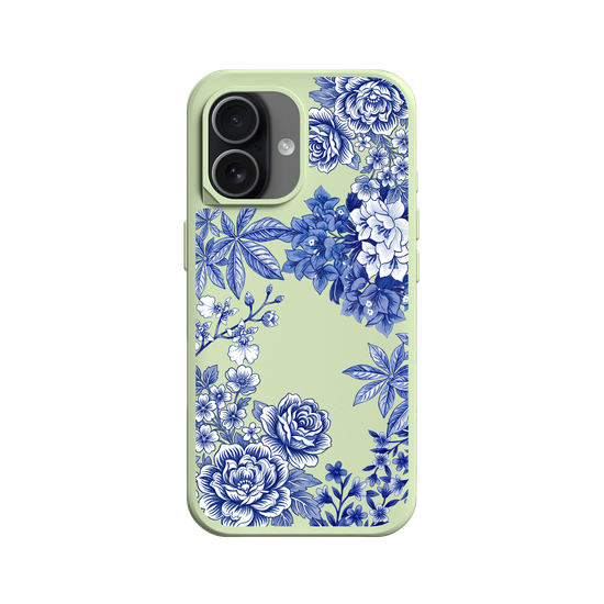 Taiwanese Floral Fabric · Blue & White