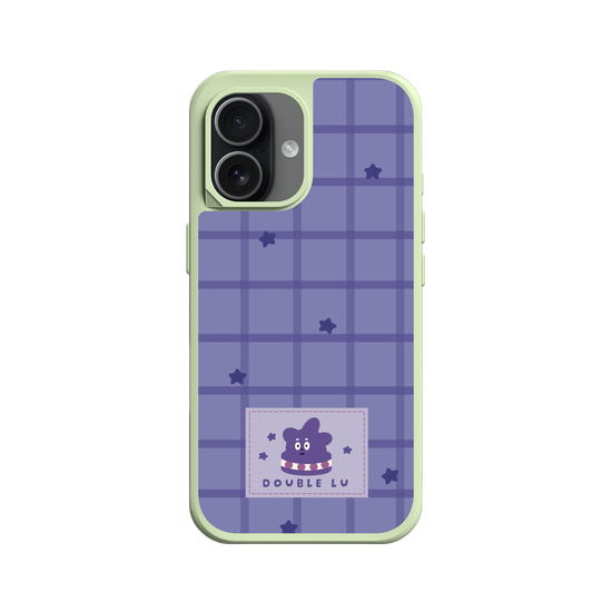 little purple monster dessert fabric labels