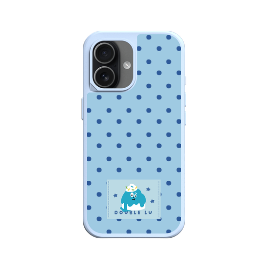 little blue monster dessert fabric labels