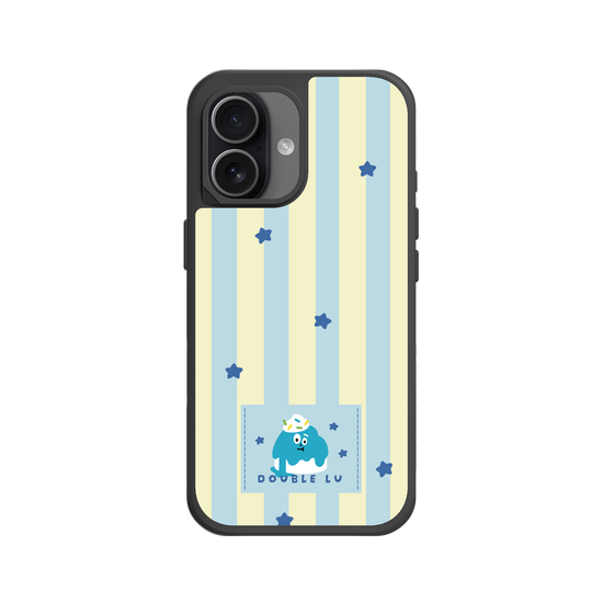 little blue monster dessert fabric labels