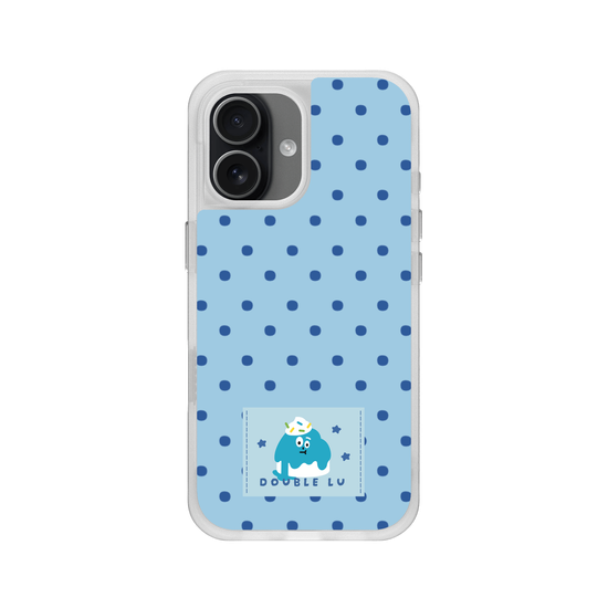 little blue monster dessert fabric labels