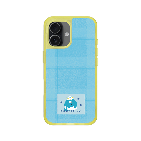 little blue monster dessert fabric labels