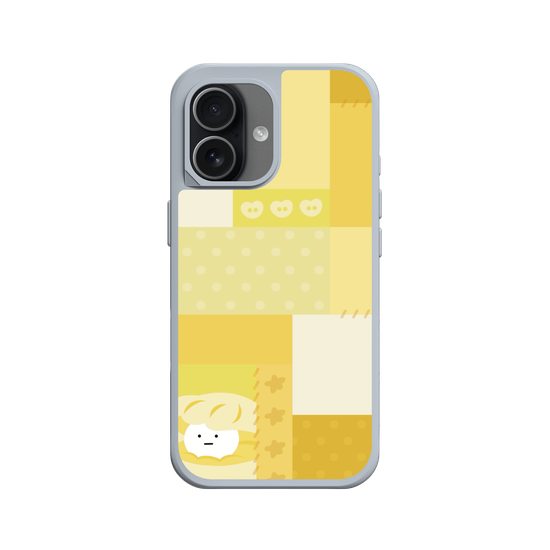 patchwork of yellow shell