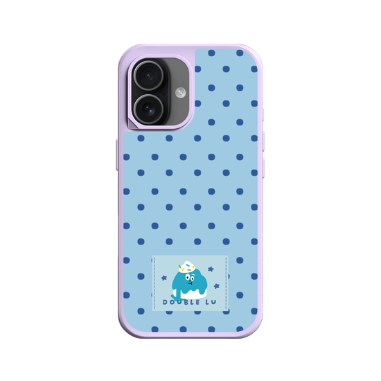 little blue monster dessert fabric labels