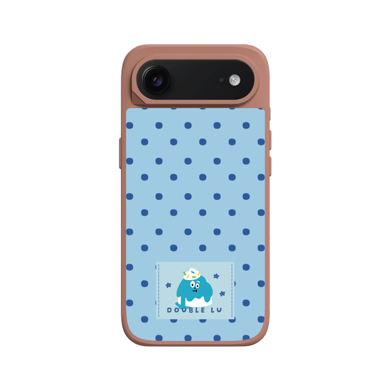 little blue monster dessert fabric labels