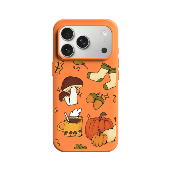 Cute, Cozy, Clear Autumn Aesthetic on a Clear Background