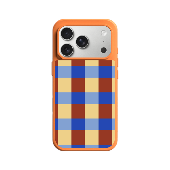Blue & yellow gingham