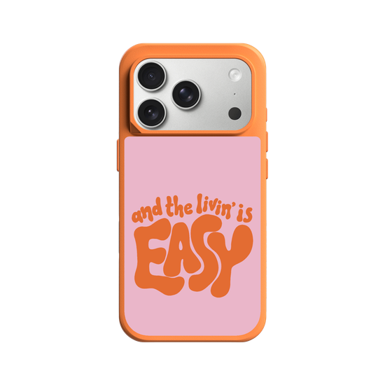 "Livin' is Easy" Retro Typography Design