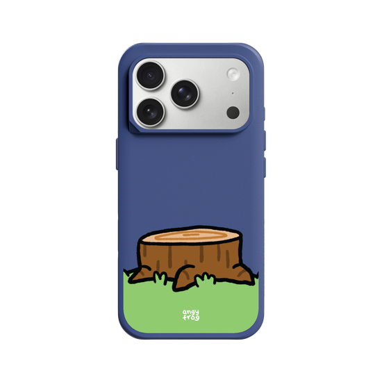 stacked on stump